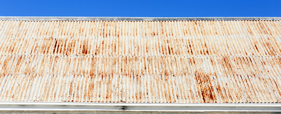 rusted metal roof