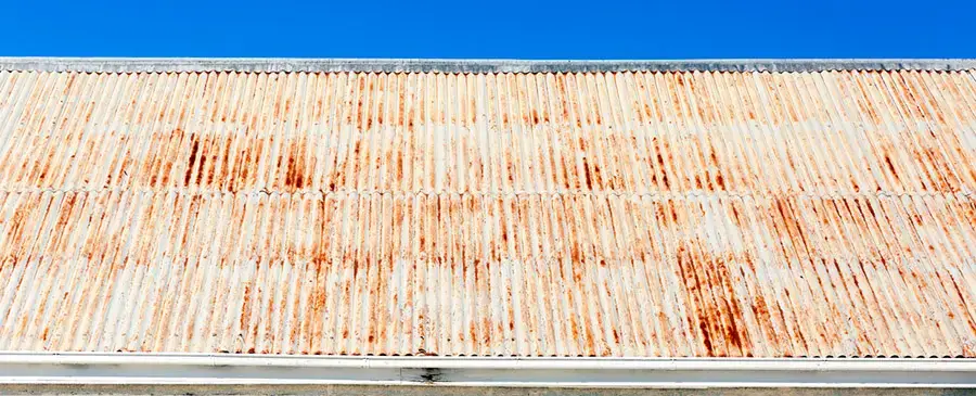 rusted metal roof