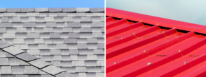 shingles or metal roof