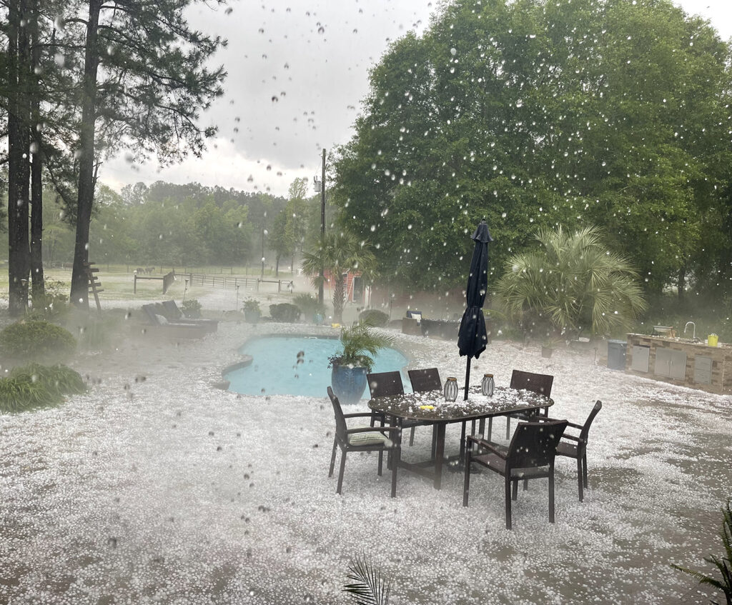 hail storm lexington sc